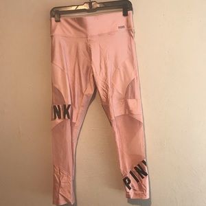 Vs pink ankle tights